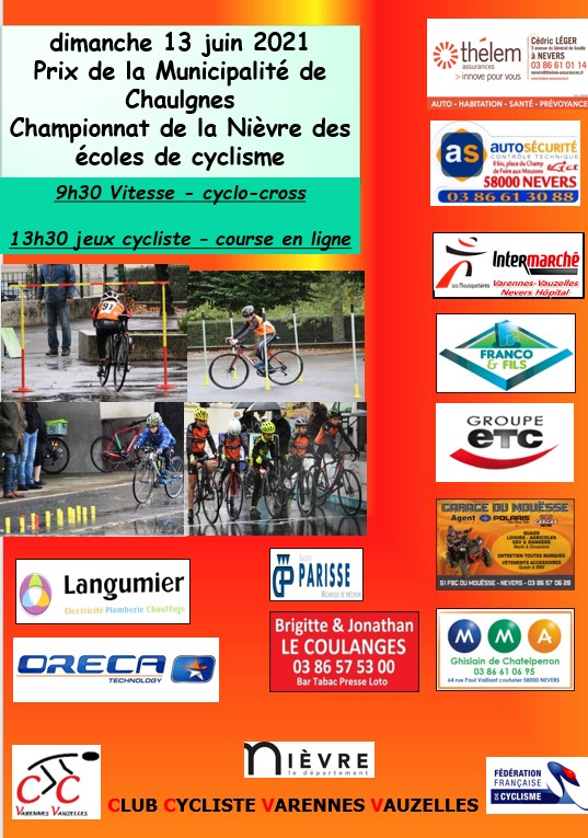 Championnat de la Nièvre des écoles de cyclisme