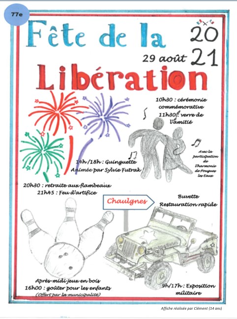 77ème anniversaire de la Libération de Chaulgnes