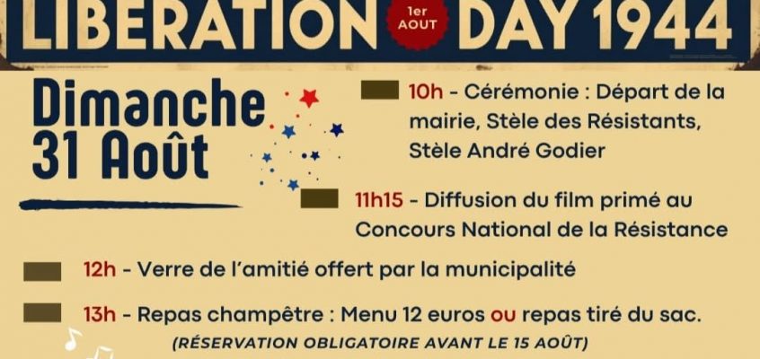 Festivités du 81 ème anniversaire de la Libération de Chaulgnes